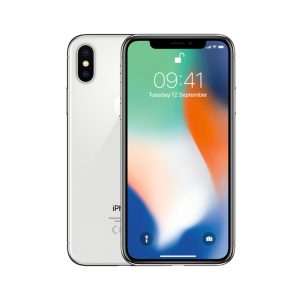 Apple iPhone X in silver